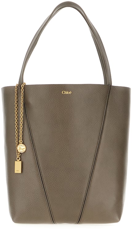 Chloé Chloe Charcoal leather shoulder bag