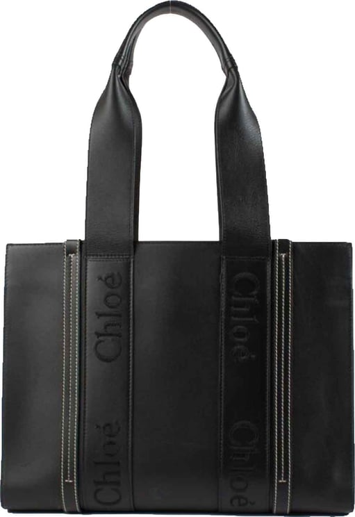 Chloé Chloe Woody Medium Leather Tote Bag