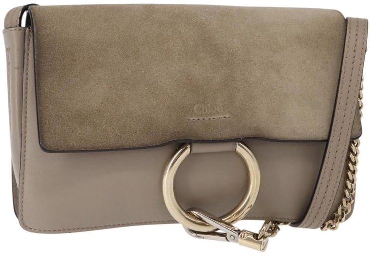 Chloé Chloe Faye Shoulder Bag Leather Small