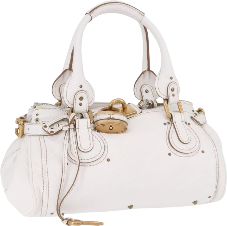 Chloé Chloe Paddington Lock Handbag Leather Medium