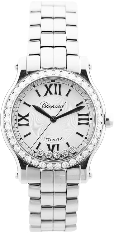 Chopard Chopard Happy Sport 278573-3004 1913716 SS AT Watch with White Dial