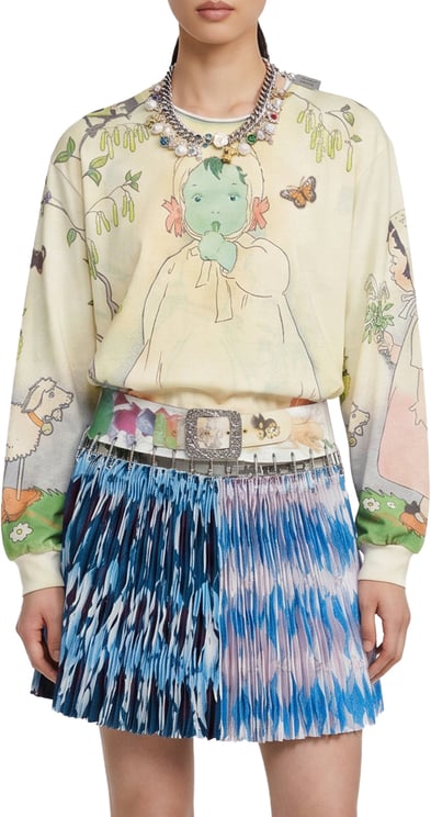 Chopova Lowena WOODLAND BABY OVERSIZED JERSEY MULTI