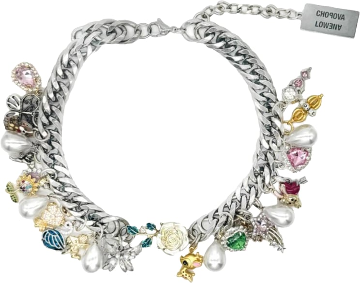 Chopova Lowena KNUCKLES MULTI CHARM NECKLACE MULTI