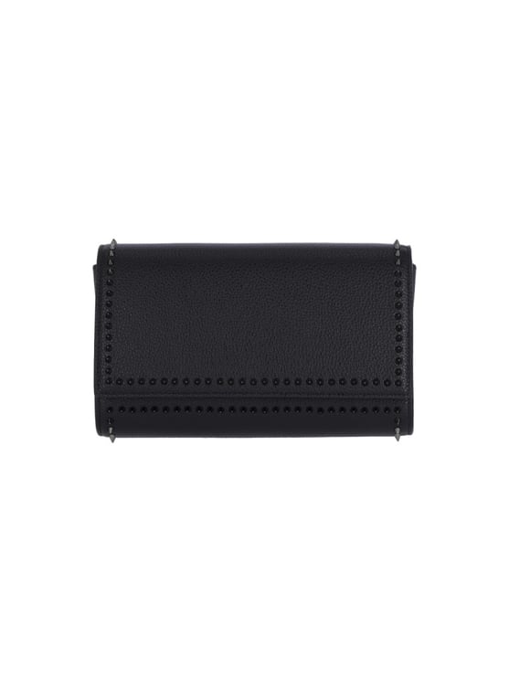 Christian Louboutin Studded Crossbody Bag – Black