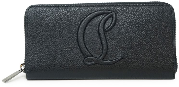 Christian Louboutin CHRISTIAN LOUBOUTIN 3235083 CM53 BLACK CALF BY MY SIDE LONG WALLET