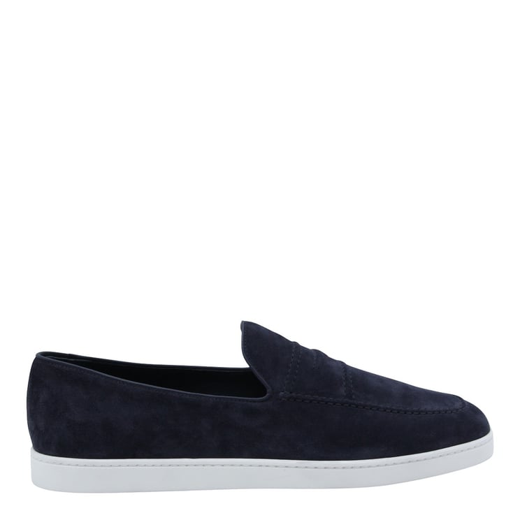 Church's Blue Suede Slip-On Shoes