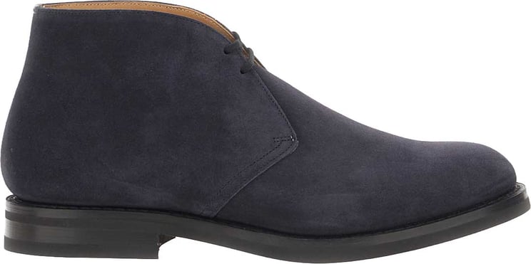 Church's Church's Navy blue suede ankle boots