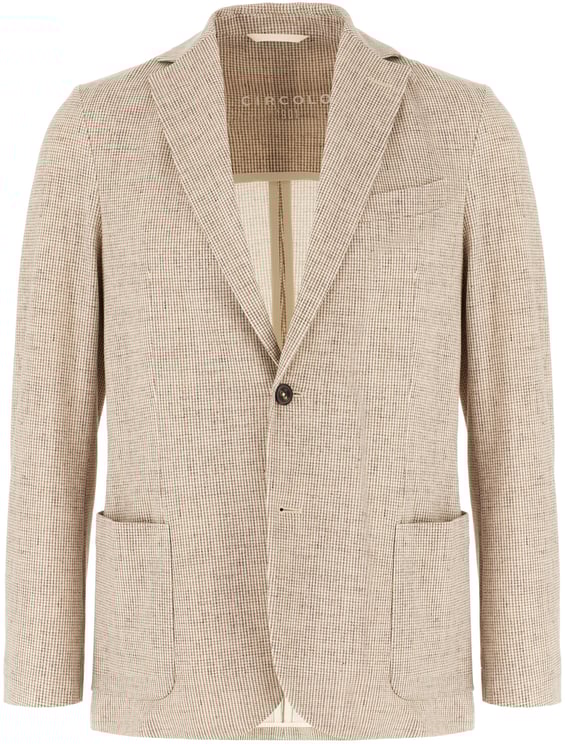 Circolo 1901 Circolo Embroidered stretch cotton blazer