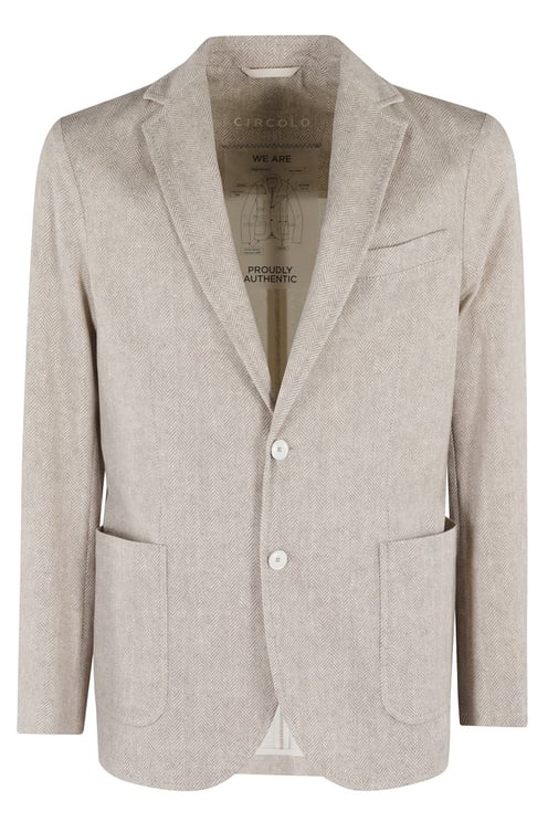 Circolo 1901 Houndstooth Piquet Jersey Jacket