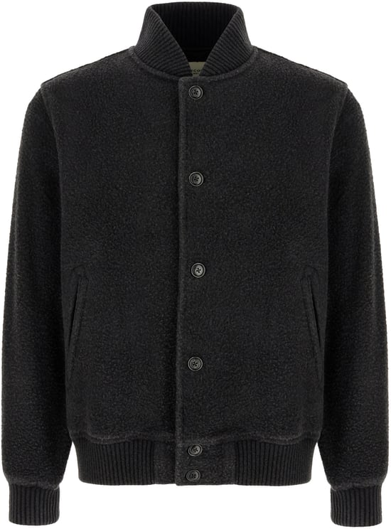 Circolo 1901 Circolo Charcoal wool blend jacket
