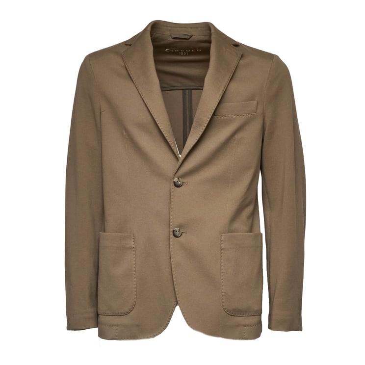 Circolo 1901 Premium Piquet Single-Breasted Blazer