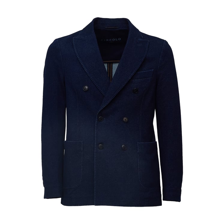 Circolo 1901 Double-Breasted Half Lined Blazer