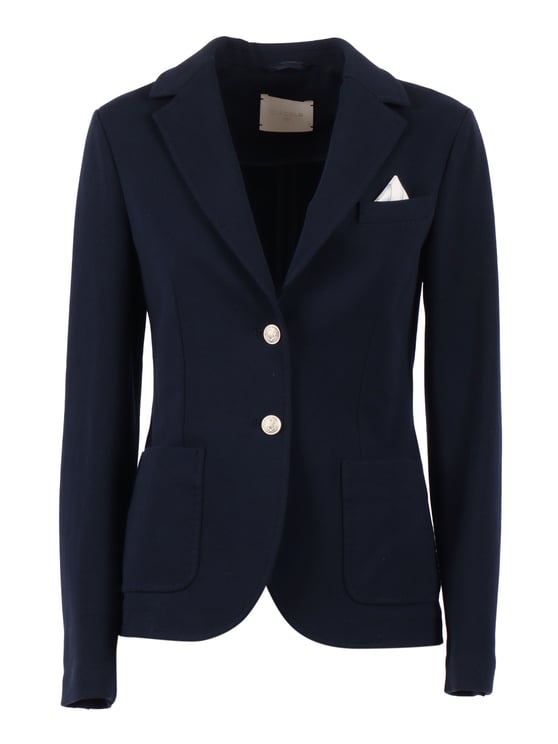 Circolo 1901 Tailored Fleece Patch Pocket Jacket