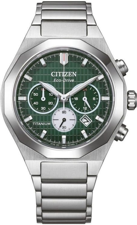 Citizen Citizen Horloge CA4691-59X Zenshine Titanium Eco-drive Chronograaf Saffierglas 100m Waterdicht 41mm