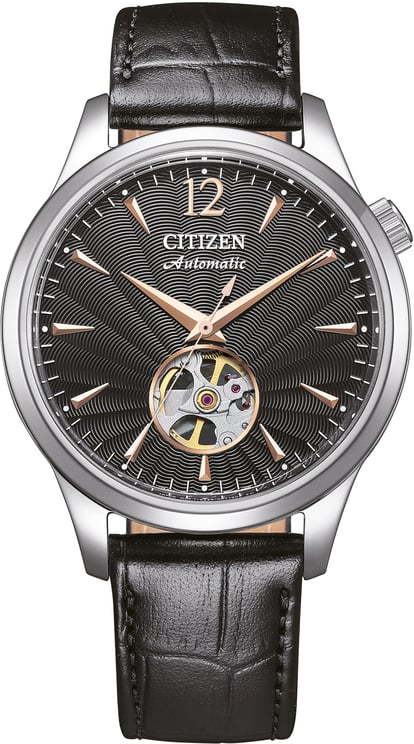 Citizen NH9131-14E Mechanical Open Hearth horloge