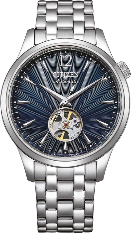 Citizen NH9131-73L Mechanical Open Hearth horloge
