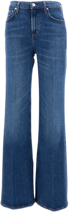 Citizens of Humanity Palazzo-Style High Waist Jeans with Five-Pocket Design