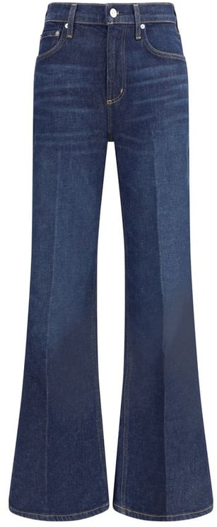 Citizens of Humanity Citizens of Humanity Blue Cotton Flared Jeans