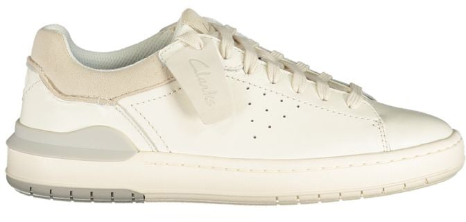 Clarks Original Clarks White Leather Men's Sneaker