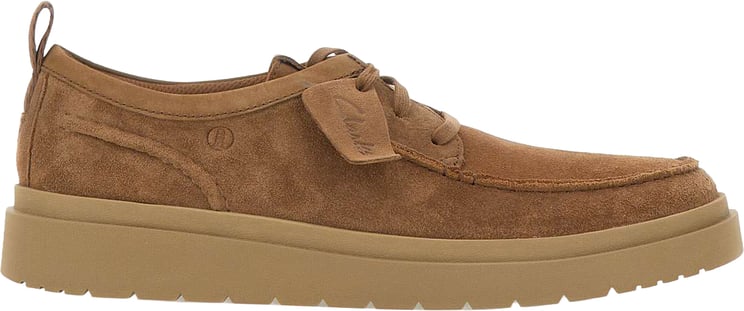 Clarks Original Flat Shoes Brown