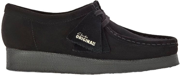 Clarks Original Sneakers Wallabee Suede Nere