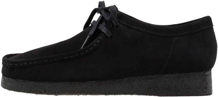 Clarks Original Sneakers Wallabee Suede Nere