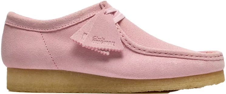Clarks Original clarks wallabee cuir suede rose