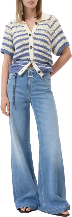 Closed Closed - Glow up - C21004-04D-WB - MBL Mid blue