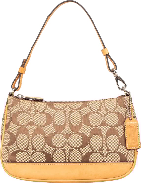 Coach Coach Signature Monogram Pochette Handbag