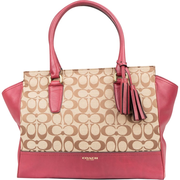Coach Coach Monogram Signature Canvas Legacy Candace Carryall Handbag