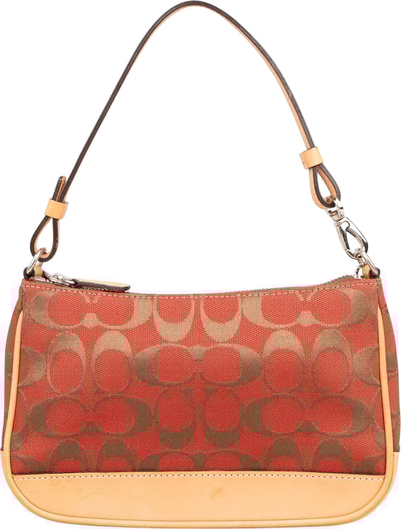 Coach Coach Signature Monogram Pochette Handbag
