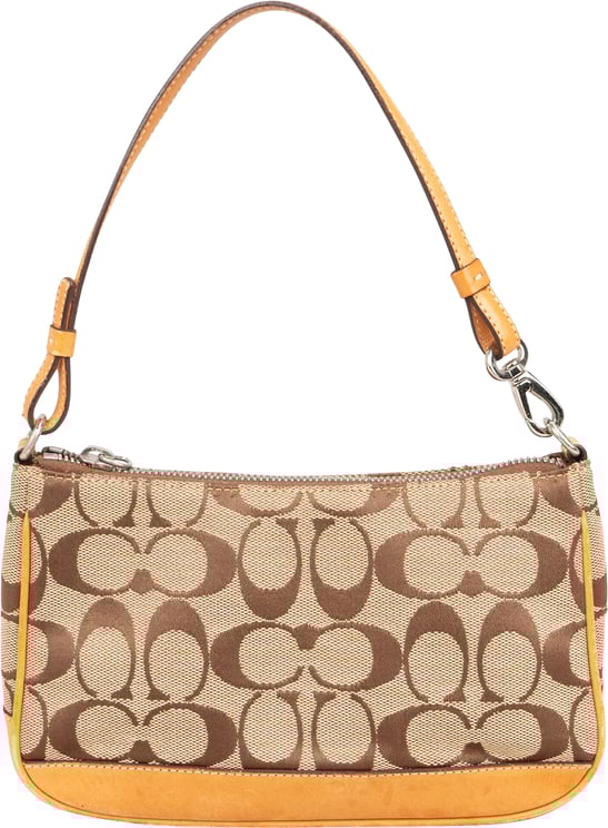 Coach Coach Signature Monogram Pochette Handbag