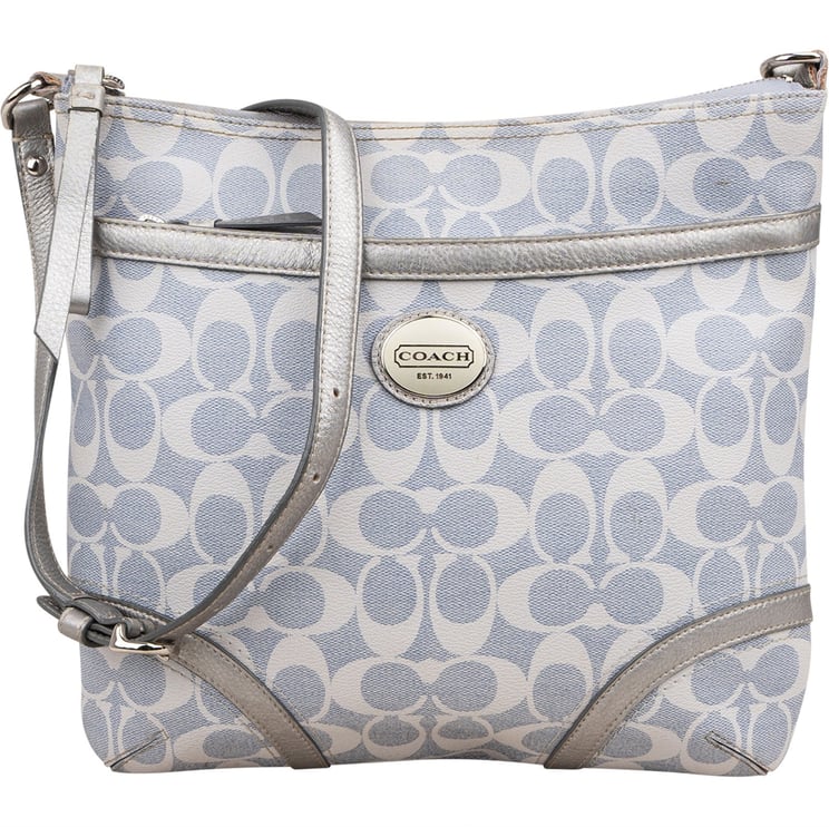 Coach Coach Monogram Signature File Crossbody Bag