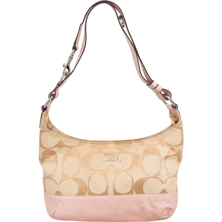 Coach Coach Monogram Signature Hobo Crossbody Bag