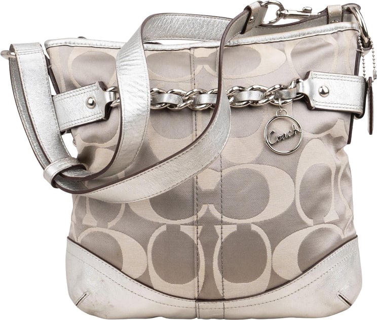 Coach Coach Monogram Signature Glam Tote Shoulder Bag