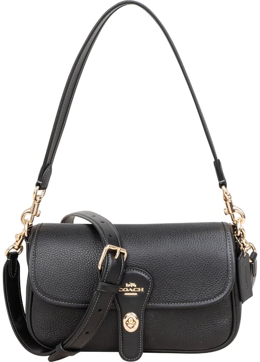Coach Coach Pebbled Leather Riya Shoulder 21 Crossbody Shoulder Bag