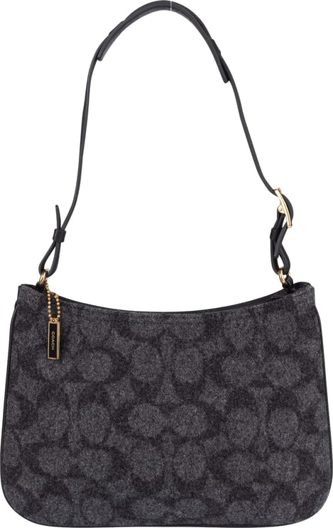Coach Coach Wool Monogram Penelope Shoulder Bag