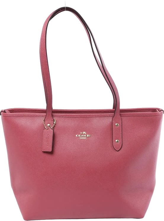 Coach Coach City Leather Shoulder Bag in Pink