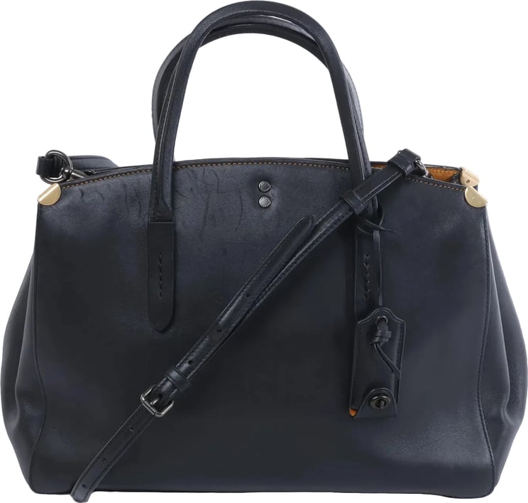 Coach Coach 1941 Cooper Carryall Leather 2Way Handbag in Black