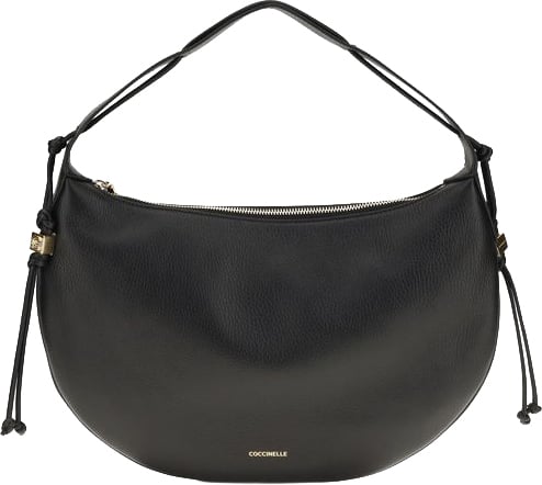 Coccinelle Coccinelle Black Calf Leather Bos Taurus Shoulder Bag