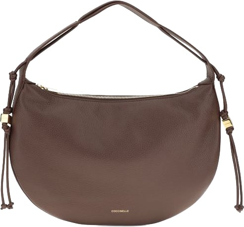 Coccinelle Coccinelle Brown Calf Leather Bos Taurus Shoulder Bag