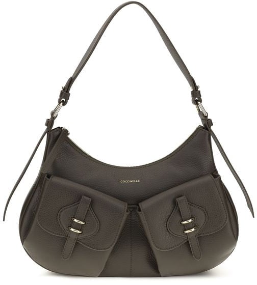 Coccinelle Coccinelle Brown Calf Leather Bos Taurus Shoulder Bag