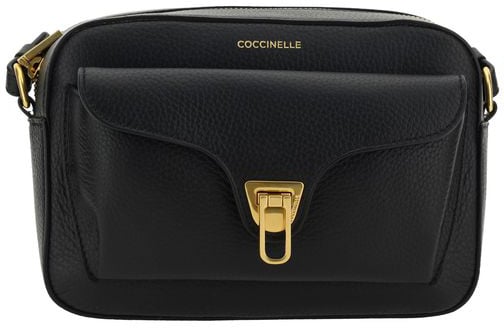Coccinelle Coccinelle Black Calf Leather Bos Taurus Shoulder Bag