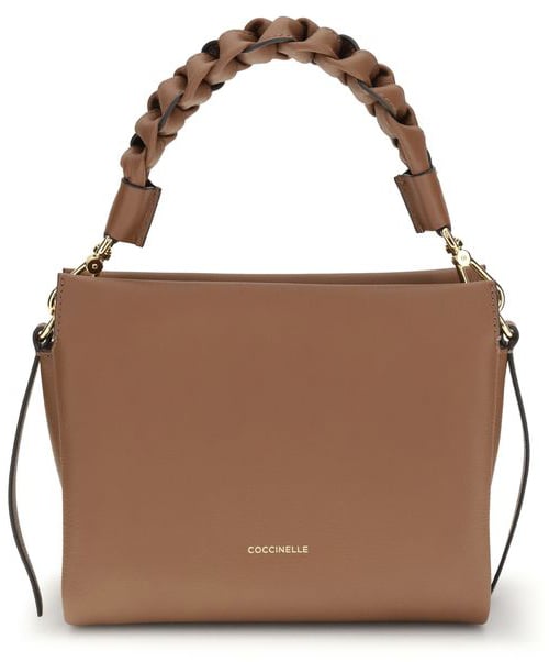 Coccinelle Coccinelle Beige Calf Leather Bos Taurus Handbag