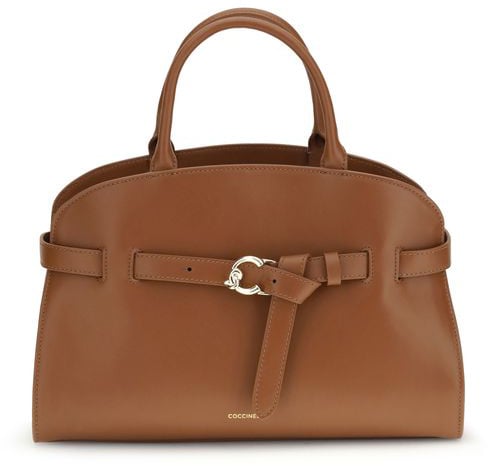 Coccinelle Coccinelle Brown Calf Leather Bos Taurus Handbag