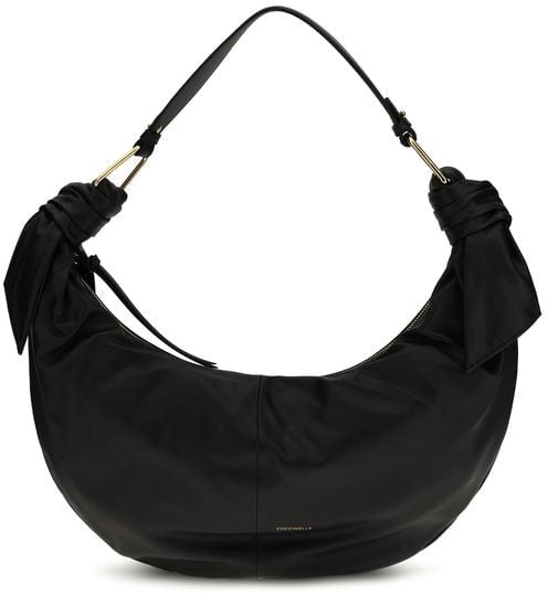 Coccinelle Coccinelle Black Calf Leather Bos Taurus Shoulder Bag