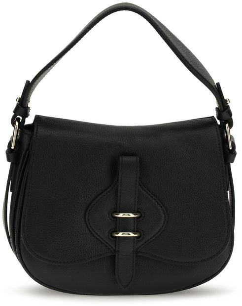 Coccinelle Coccinelle Black Calf Leather Bos Taurus Shoulder Bag