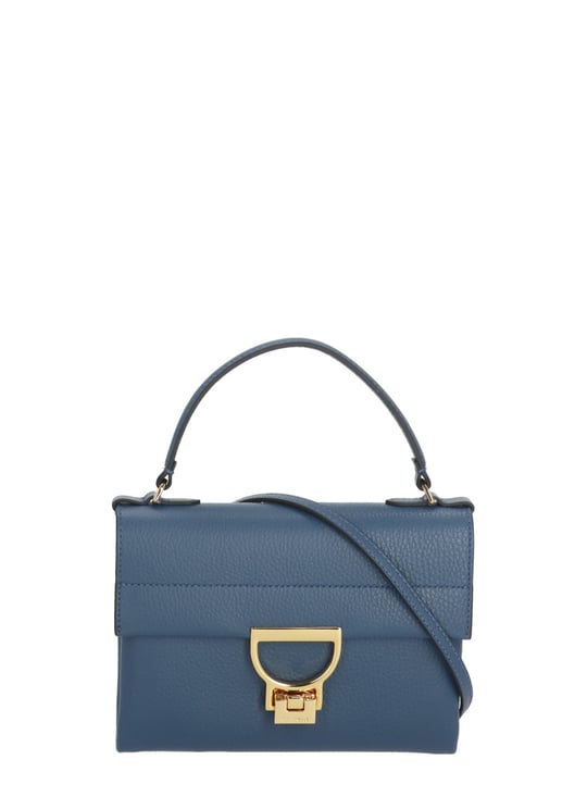 Coccinelle Structured Pebbled Leather Arlettis Bag