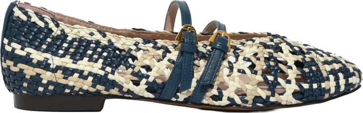 Coccinelle Flat Shoes Multi Deep Blue