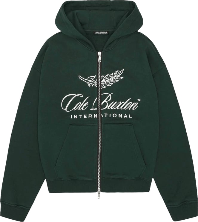 Cole Buxton INTERNATIONAL ZIP THROUGH HOODIE